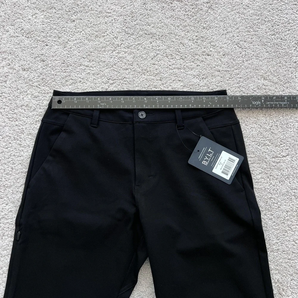 BYLT Premium Basics Everyday Pant 2.0 Pants Mens 33 Black Slim Fit Stretch Chino